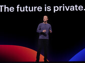 Mark Zuckerberg, directeur général de Meta, lors de la conférence F8 2019. Source de l'image : Meta
