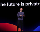 Mark Zuckerberg, directeur général de Meta, lors de la conférence F8 2019. Source de l'image : Meta