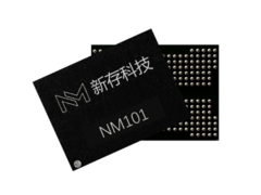 La startup chinoise Numemory présente une puce de mémoire de type Intel Optane. En photo : Une puce NM101 proposée par Numemory. (Source de l'image : Numemory)