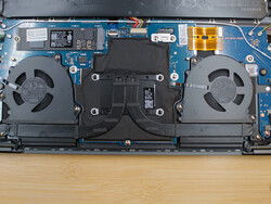 Deux ventilateurs dans le Samsung Galaxy Book3 Pro 360