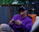 Casque VR Valve Steam Frame avec manette illustré