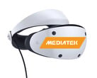 MediaTek développera les puces qui alimenteront le casque PS VR2. (Image via Sony et MediaTek avec modifications)
