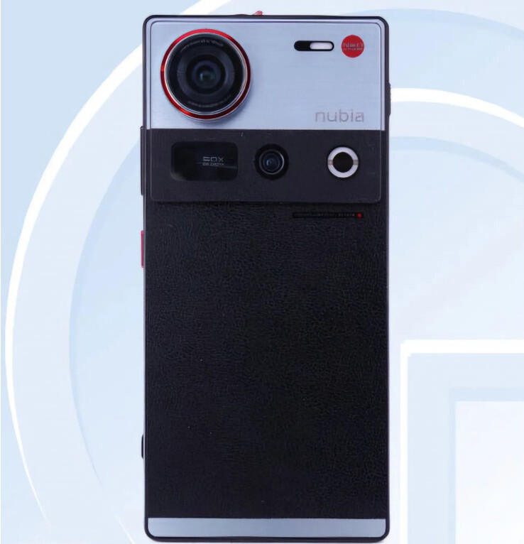 Un aperçu du Nubia Z70S Ultra Photographer Edition. (Source de l'image : TENAA)