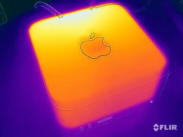 Températures de surface des essais sous contrainte (en haut)