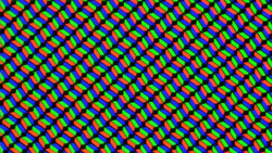 La tablette Pixel est dotée d'une matrice sous-pixel RVB classique composée d'une diode rouge, d'une diode bleue et d'une diode verte.