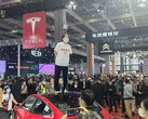 Ce n'est pas la première fois que des propriétaires de Tesla protestent contre une défaillance des freins en Chine (image : CNEVPost) 