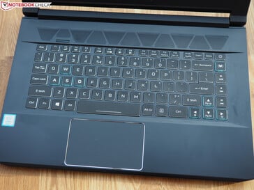 Le clavier chiclet de l'Acer Predator Triton 500...