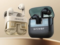 Le BW-FYE17 intègre quatre écouteurs sans fil dans un seul étui de chargement (Source : BlitzWolf)