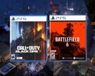 Images des boîtes de Call of Duty : Black Ops 7 et Battlefield 6 (Source : Amazon, Activision avec modifications)