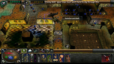 En photo : Une capture d'écran de Dungeon Keeper 2.