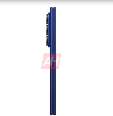 Galaxy Profil latéral du Z Fold 7 (source de l'image : Android Headlines)