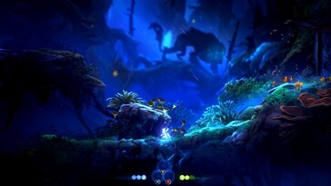 Illustration : une capture d'écran du jeu Ori and the Will of the Wisps.