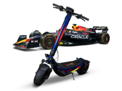 Le E-Scooter RS 1200 AT de Red Bull Racing n'est autorisé à circuler sur les routes publiques qu'en Autriche. (Source de l'image : Red Bull)