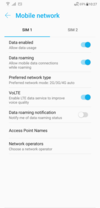 Asus ZenFone 5Z - Réglages des réseaux mobiles.