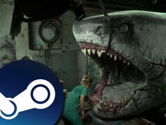 Dans Shark Dentist, les dentistes utilisent des meuleuses d&#039;angle au lieu de perceuses. (Source de l&#039;image : Steam)