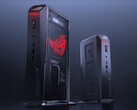 Le ROG NUC (2025) se présente sous la forme d'une seule finition destinée à être utilisée verticalement. (Source de l'image : Asus)