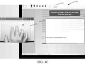La méthode de Microsoft pour permettre l'émulation de l'entrée tactile sur un écran non tactile (Source : Patent Scope).
