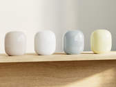 Le Nest Wifi Pro de Google est disponible en quatre couleurs. (Image source : Google)