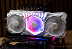 Le KFA2 GeForce RTX 5070 Ti HoF Gaming dans le test de volume open setup