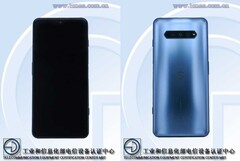 Le prochain Black Shark a un design plutôt discret pour un smartphone de jeu. (Source de l&#039;image : TENAA)