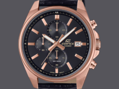 Casio est sur le point de lancer les montres EFV-610ECL-1A (photo) et EFV-610EL-5A en Europe. (Source de l&#039;image : Casio, édité)