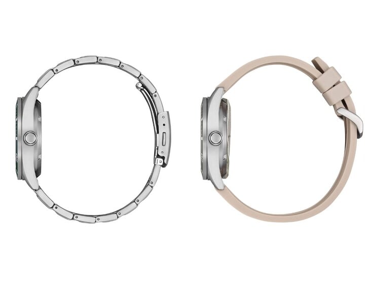 Les montres Citizen NJ022 ont des bracelets en métal ou en uréthane. (Source de l'image : Citizen, édité)