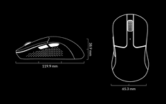 Dimensions du Keychron M3 Mini 8K