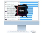L'iMac 2021 de 24 pouces Apple a obtenu des résultats de benchmark élevés grâce au silicium M1. (Image source : Apple/Geekbench - édité)
