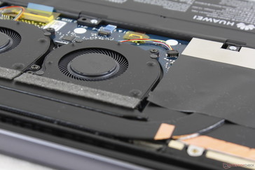 Huawei MateBook 13 - Les ventilateurs restent silencieux en cas de sollicitations faibles et moyennes.