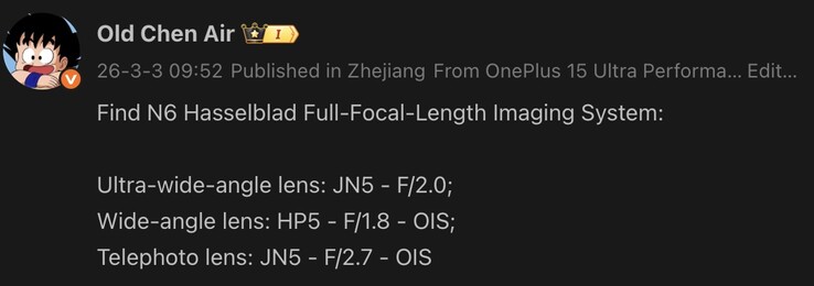 Une fuite révèle les détails de l'appareil photo de l'Oppo Find N6.