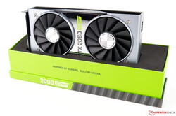 En test : la Nvidia GeForce RTX 2060 Super. Modèle de test aimablement fourni par: Nvidia Allemagne.