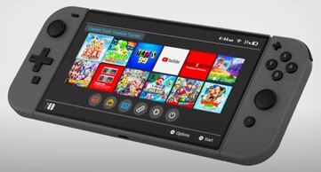 Concept du Switch 2 avec des rebords étroits. (Image source : ZONEofTECH)