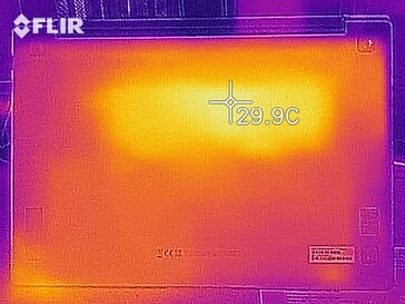 Image thermique au ralenti - côté inférieur