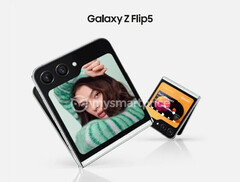 Le Galaxy Z Flip5 sera doté d&#039;un écran de couverture plus pratique que les modèles précédents. (Source de l&#039;image : MySmartPrice)