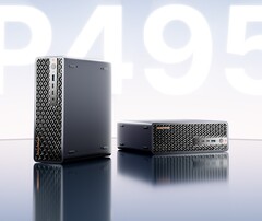 L'image montre le mini-PC minisforum MS-S1, qui ne mesure que 3,5 L de volume et intègre l’APU Gorgon Halo le plus performant 