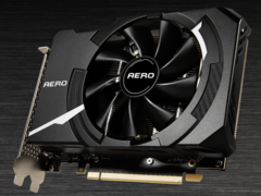 La MSI GeForce RTX 3060Ti Aero ITX. (Image : MSI)