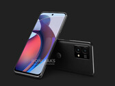 Le Moto G Stylus (2023) a un design révisé par rapport au modèle de l'année dernière. (Image source : @OnLeaks)