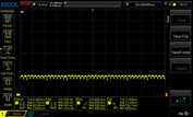 PWM à 50 % de luminosité