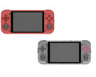 Plusieurs concepts de couleurs Powkiddy RGB50 ont été présentés jusqu'à présent, notamment ces options translucides et rouges. (Source de l'image : James Dewitz - édité)