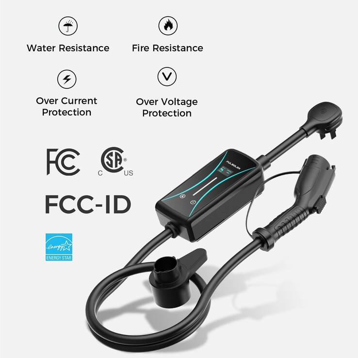 Fulsolen présente son nouvel accessoire comme un chargeur de VE sûr et accrédité. (Source : Fulsolen)