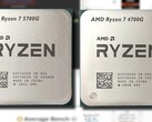 Le AMD Ryzen 7 5700G offre une amélioration surprenante de l'iGPU par rapport au Ryzen 7 4700G dans un benchmarking synthétique. (Image source : AMD/UserBenchmark/CPU-Z Validator - édité)