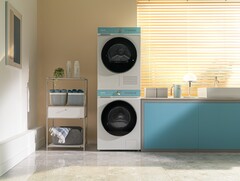 Le lave-linge et le sèche-linge Samsung Bespoke AI font partie de l&#039;écosystème Samsung SmartThings. (Image source : Samsung)