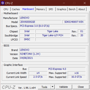 Carte mère CPU-Z