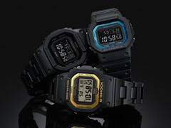 La prochaine Casio GW-BX5600 inclura très probablement des composants en fibre de carbone. [Les montres de la série GW-B5600BC sont représentées sur la photo] (Source de l'image : Casio)