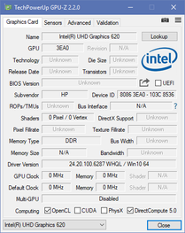 HP ProBook 430 G6 - GPU-Z.