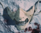 Le masque d'Atsu dans la bande-annonce du PlayStation State of Play de Ghost of Yotei (source : PlayStation YT)