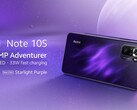 Le Redmi Note 10S dans sa nouvelle finition Starlight Purple. (Image source : Xiaomi)