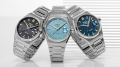 La Roadmaster Perseverer est disponible avec des cadrans bleu glacier, bleu marine et noir (Image source : Ball Watch Company)