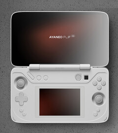 AYANEO semble avoir créé une deuxième version du FLIP, divisant l&#039;appareil en deux variantes, l&#039;une avec clavier et l&#039;autre avec double écran. (Source de l&#039;image : AYANEO)
