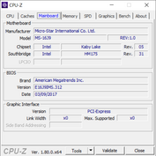 CPU-Z Carte mère